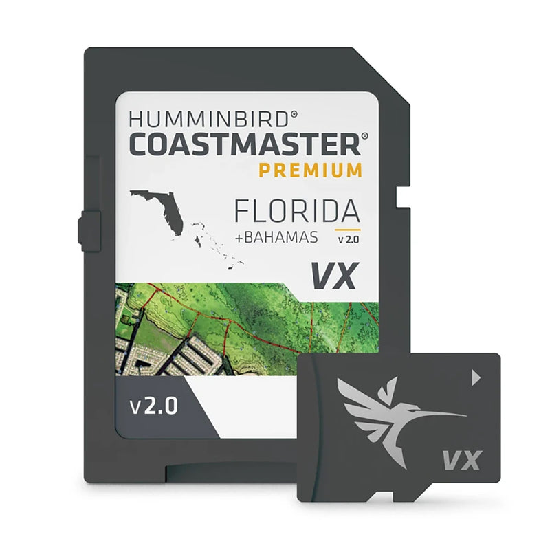 Humminbird CoastMaster Premium Chart Card Florida Bahamas