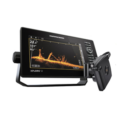 Humminbird XPLORE 12 Chartplotter CMSI+ MEGA Live 2 w/Transducer