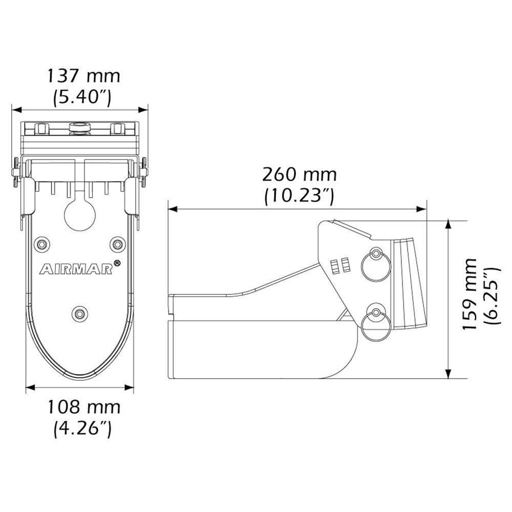 Airmar TM185C-HW Transducer High Frequency CHIRP 25° Wide Beam - View 3