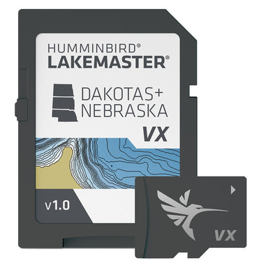Humminbird LakeMaster VX Chart Card Dakotas Nebraska