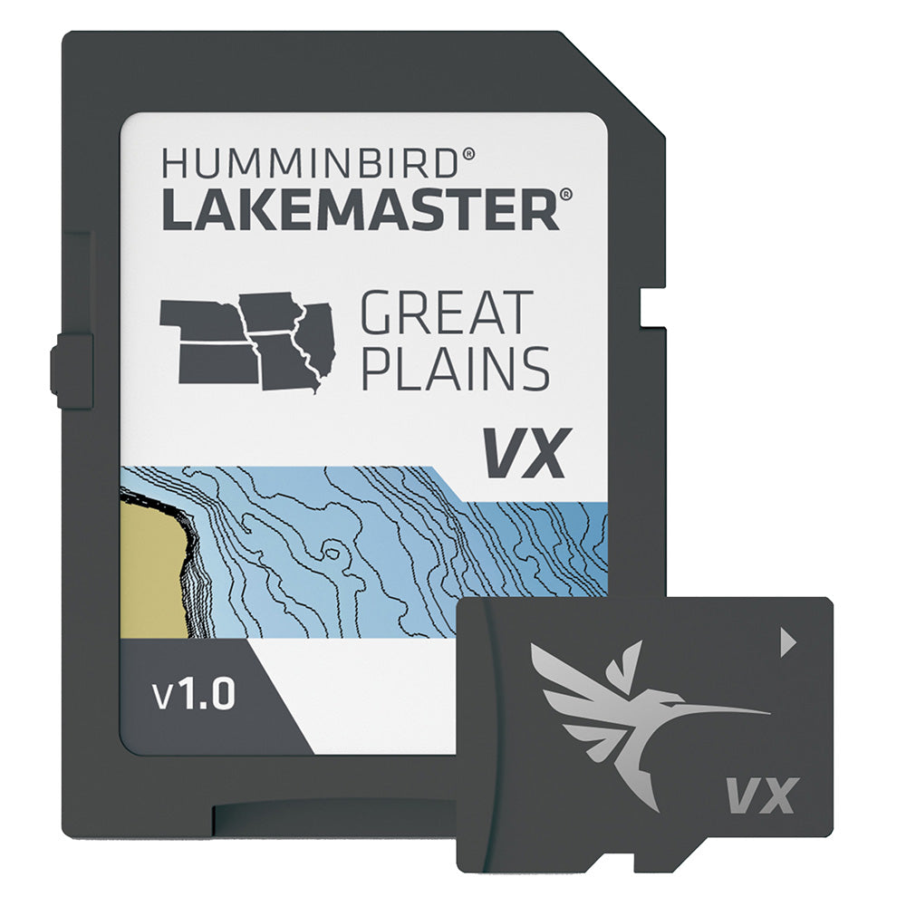 Humminbird LakeMaster VX Chart Card Great Plains