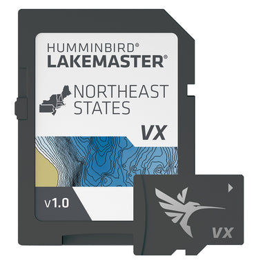 Humminbird LakeMaster VX Chart Card Northeast States