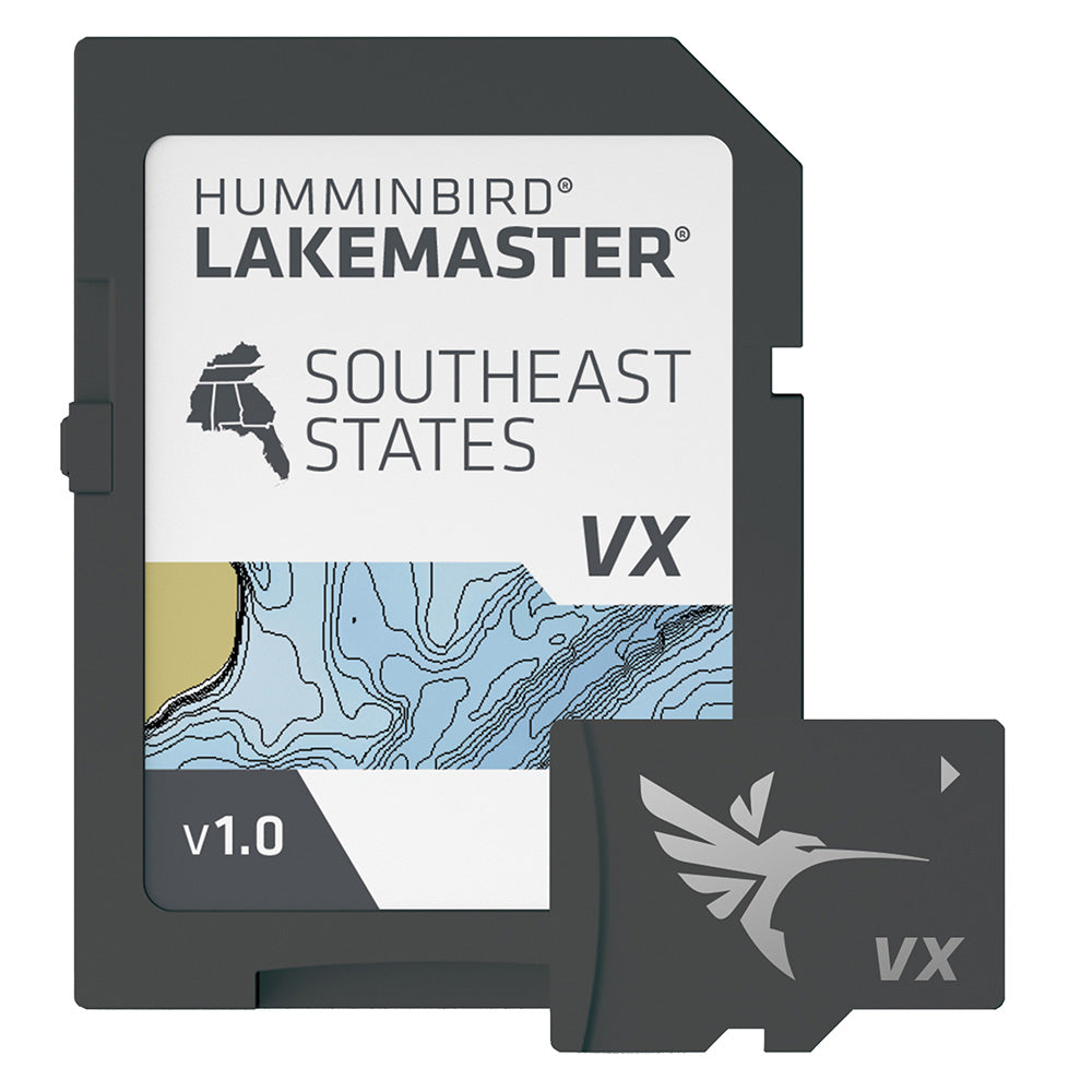 Humminbird LakeMaster VX Chart Card Southeast States