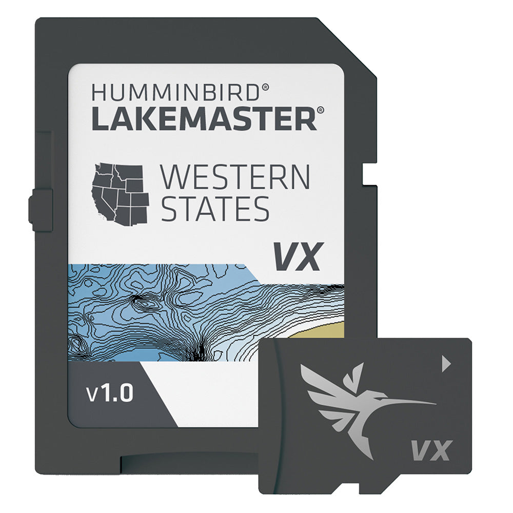 Humminbird LakeMaster VX Chart Card Western States