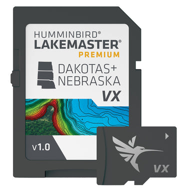 Humminbird LakeMaster VX Chart Card Premium Dakota Nebraska