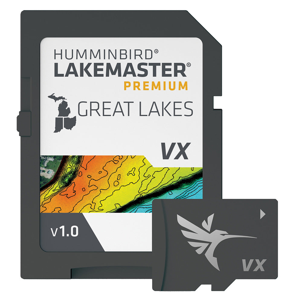 Humminbird LakeMaster VX Chart Card Premium Great Lakes