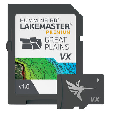 Humminbird LakeMaster VX Chart Card Premium Great Plains