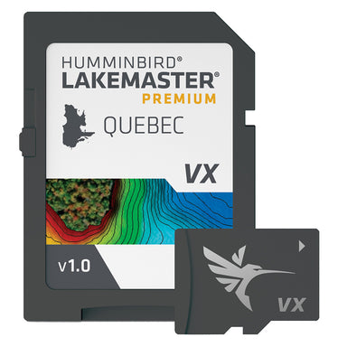 Humminbird LakeMaster VX Premium Chart Card Quebec